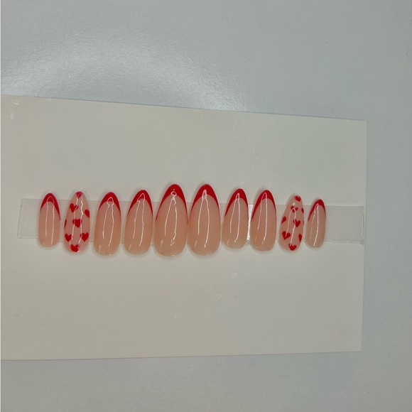 Luxury Homemade Press On Nails (Valentines) - Picture 2 of 8